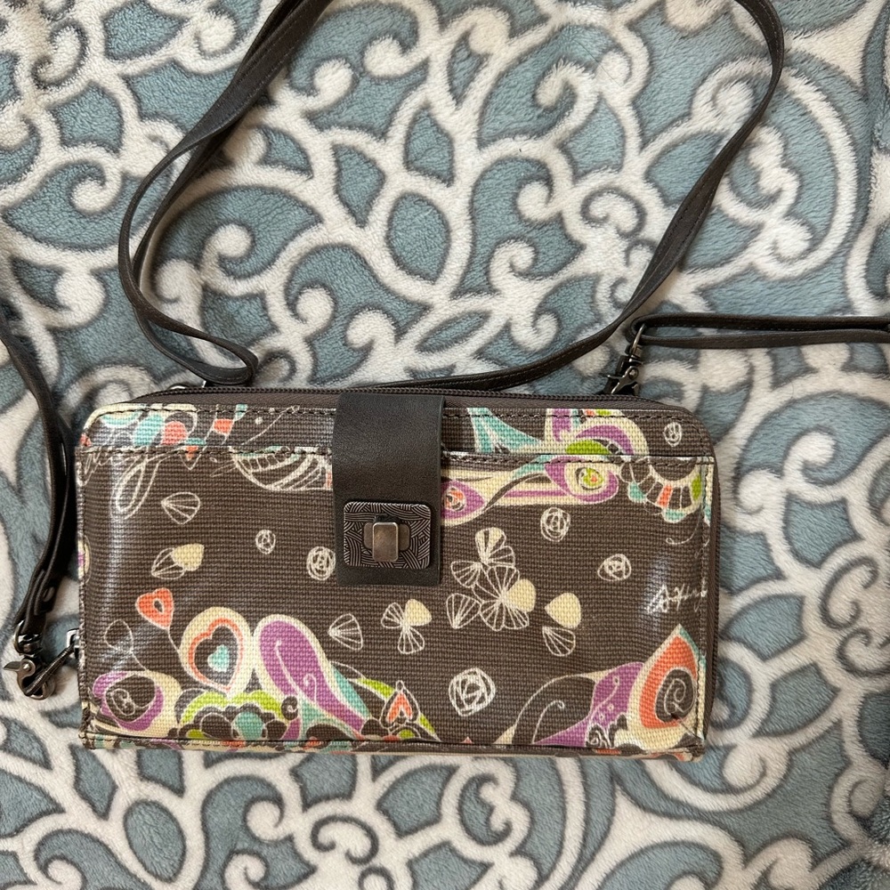 Stylish Brown Patterned Women's Bag